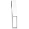 Ekena Millwork 3-in. W x 18-in. D x 18-in. H Monterey Architectural Grade PVC Knee Brace BRCP03X18X18MON - alternate 5